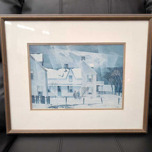 Framed Print "Snow Flurries" By A J Casson