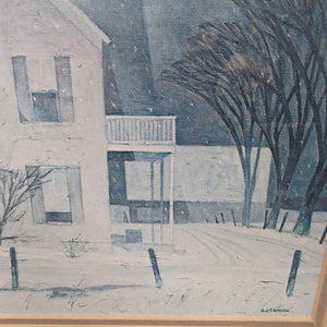 Framed Print "Snow Flurries" By A J Casson