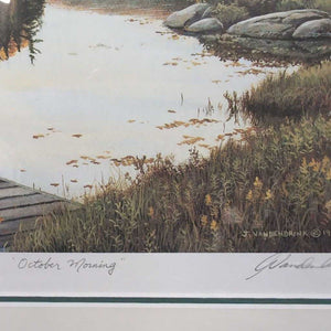 Framed Print "October Morning" Signed & Numbered By J Vandenbrink