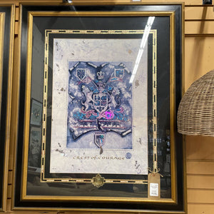 Framed Art Print - "Crest of Courage"