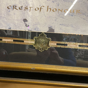 Framed Art Print - "Crest of Honour"