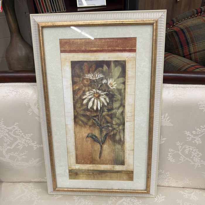 Daisies- Cream & Gold Frame