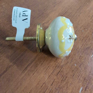 Knob - Ceramic Mustard Gold 8051002
