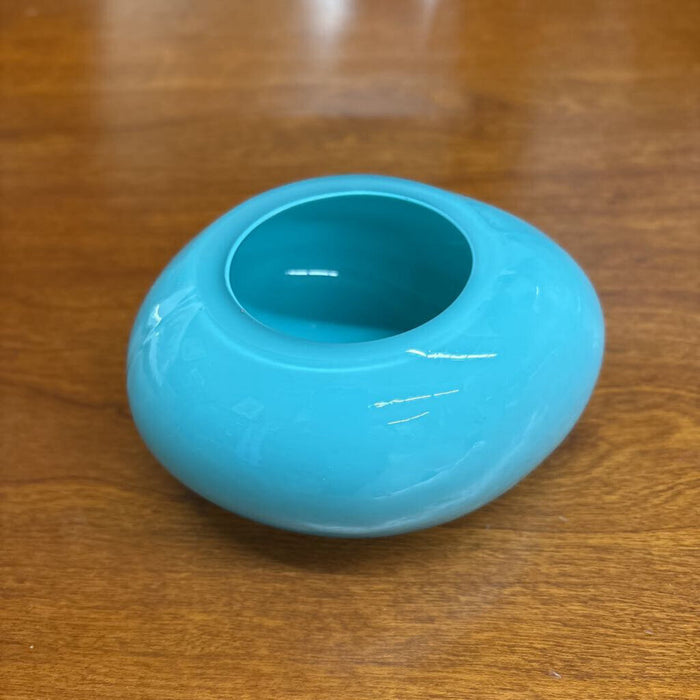 Robin Egg Blue Glass Mini Vase