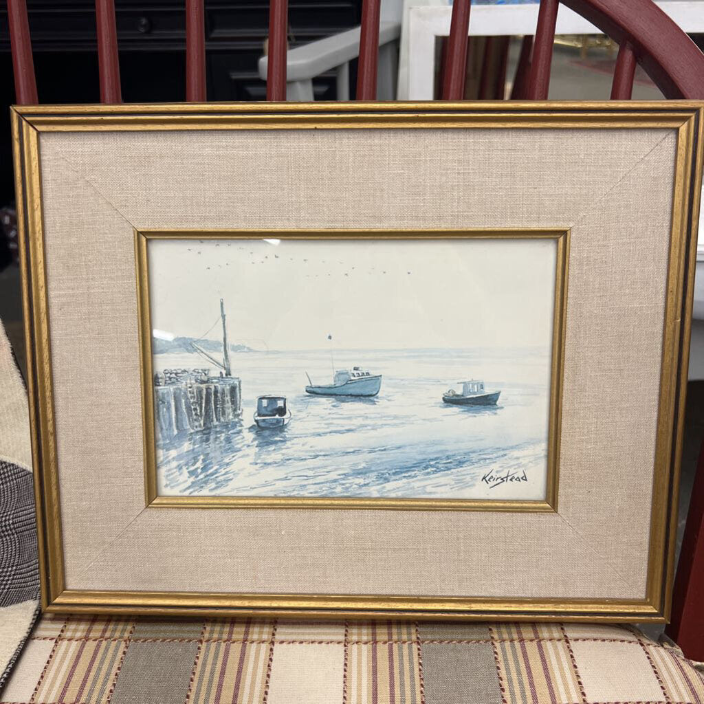 "Digby Neck" Gold Framed Print by James Keirstead