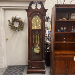 Howard Miller "The Barrington" Triple Chime Grandfather Clock - Cherry Case