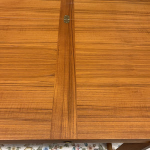 Teak Foldable BENI APS Stamped MCM Table/Desk w 2 Drawers