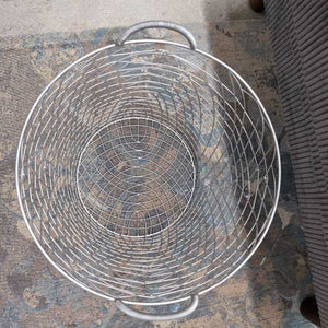 Large Round Metal Basket