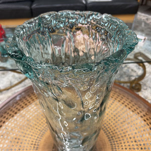 Iceberg Green Recycled Glass Vase From Spain