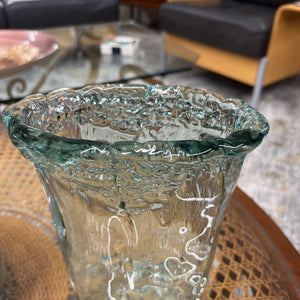 Iceberg Green Recycled Glass Vase From Spain