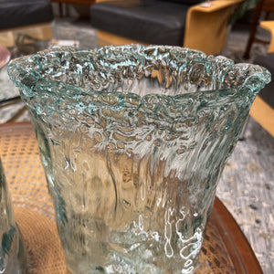 Iceberg Green Recycled Glass Vase From Spain