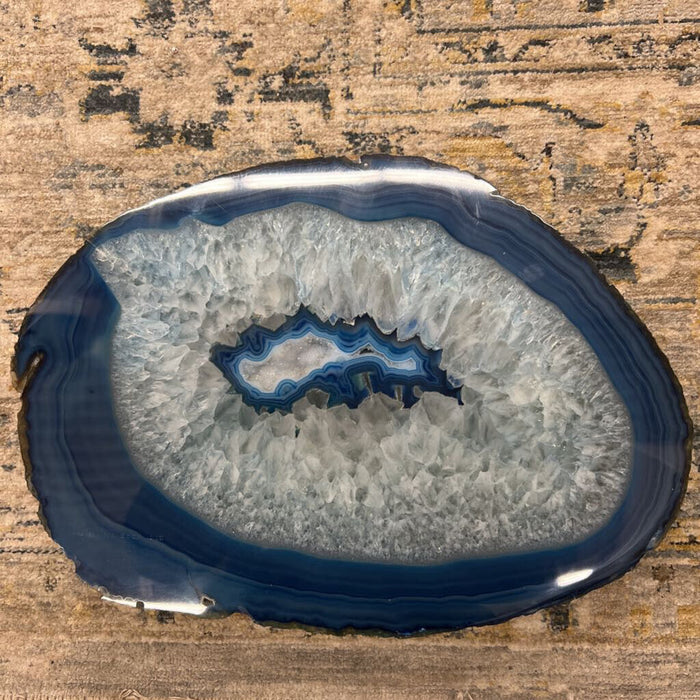 Brazilian Blue Agate Slice