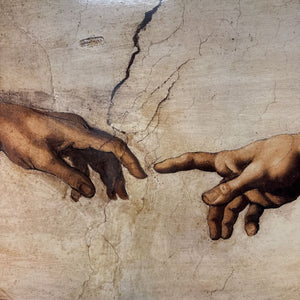 Creation of Adam - Michelangelo - Art on Board