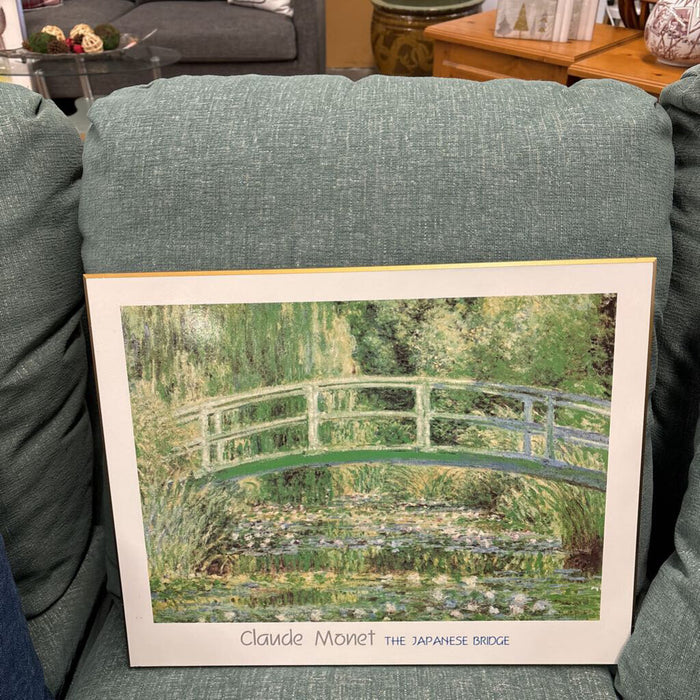 "The Japanese Bridge" Print By Claude Monet