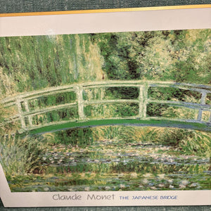 "The Japanese Bridge" Print By Claude Monet