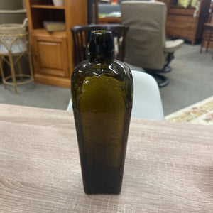 Vintage Brown Glass Bottle