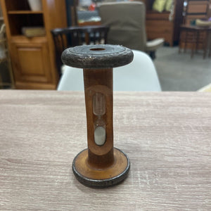 Antique Wooden Spool Egg Timer