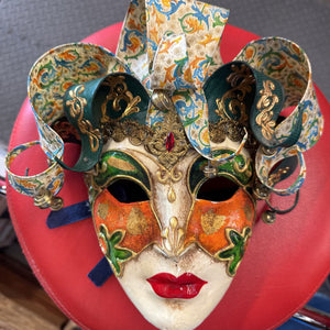 Authentic Paper Mache Handcrafted Venetian Mask