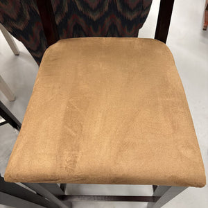 Set of 3 Bar Height Stool w Tan Microfibre Seat (Reid & Siemonsen)