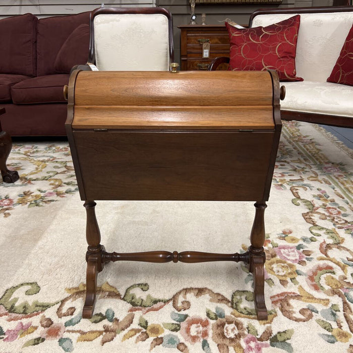 Antique Walnut Sewing Caddy