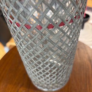 Vintage Sparklets Seltzer Glass & Metal Decanter