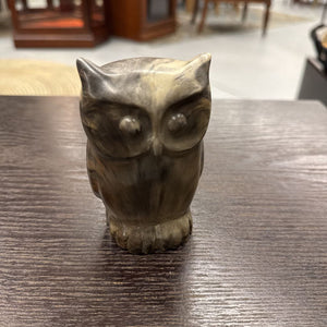 Bob Thorn (Cdn) Soapstone Owl - Grey