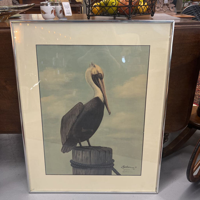 1970's Pelican- Signed Print By Leehan