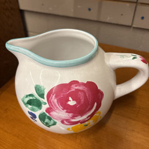 Porta Romance Floral Ceramic Pitcher