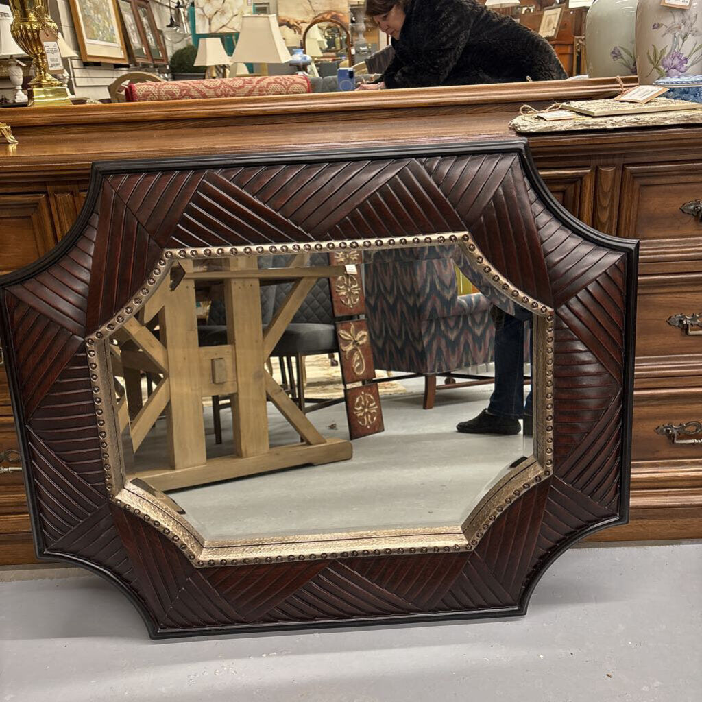Bombay Co. Makio Mirror in Wood Frame