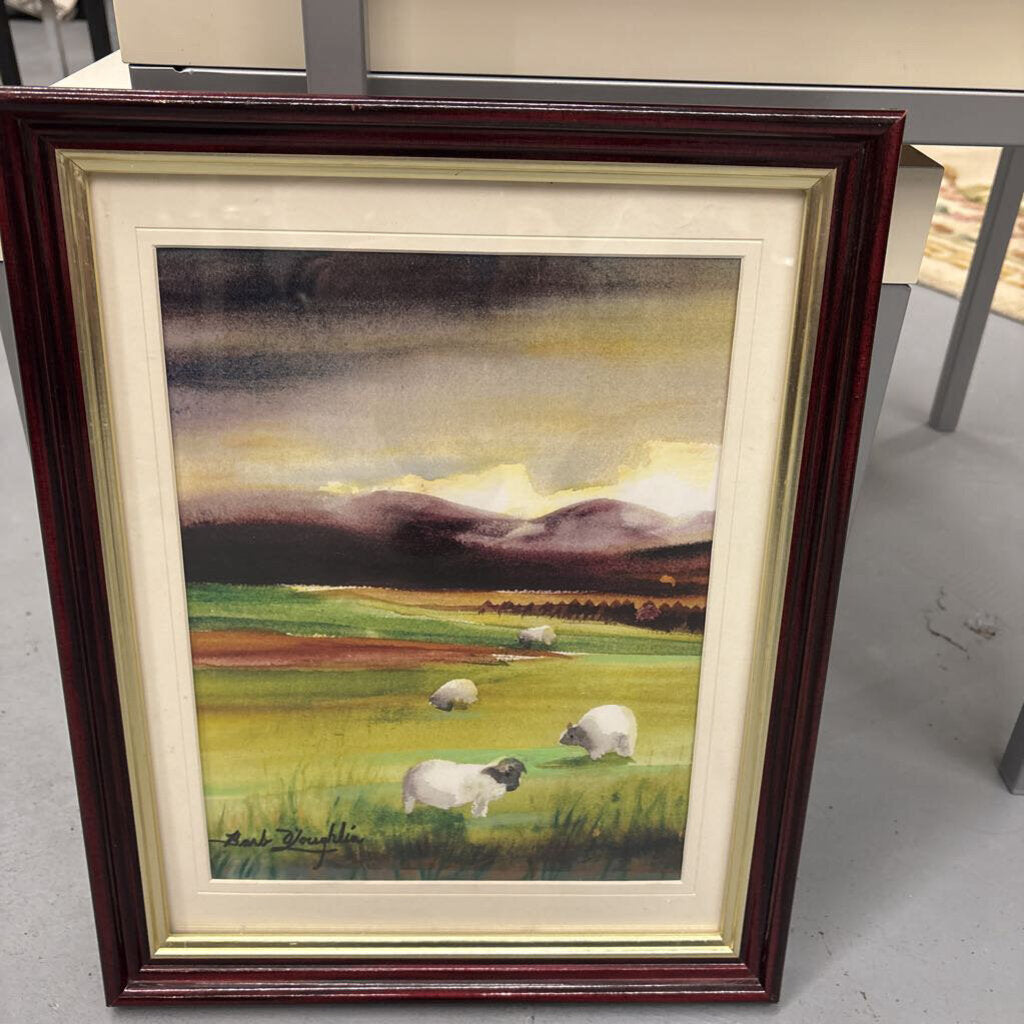 Watercolour Print - "Sweet Pasture" by Barbara O'Loughlin