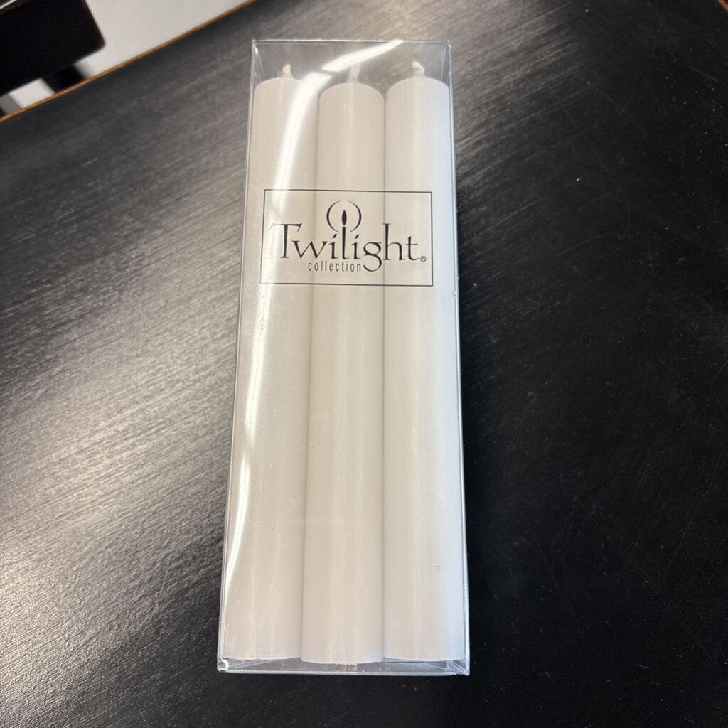 Twilight Candle 6 Pack - WHITE