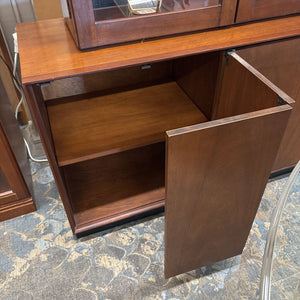 Teak Buffet/Hutch w Lower Storage