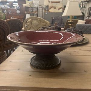 Ceramic Red Fruit Bowl