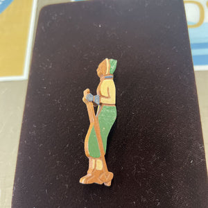 Vintage Wooden Alpine Pin