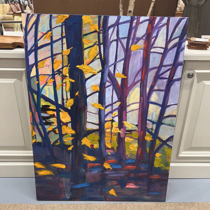 "Autumn Glow" Original Art On Canvas By Melanie Laird- 2024