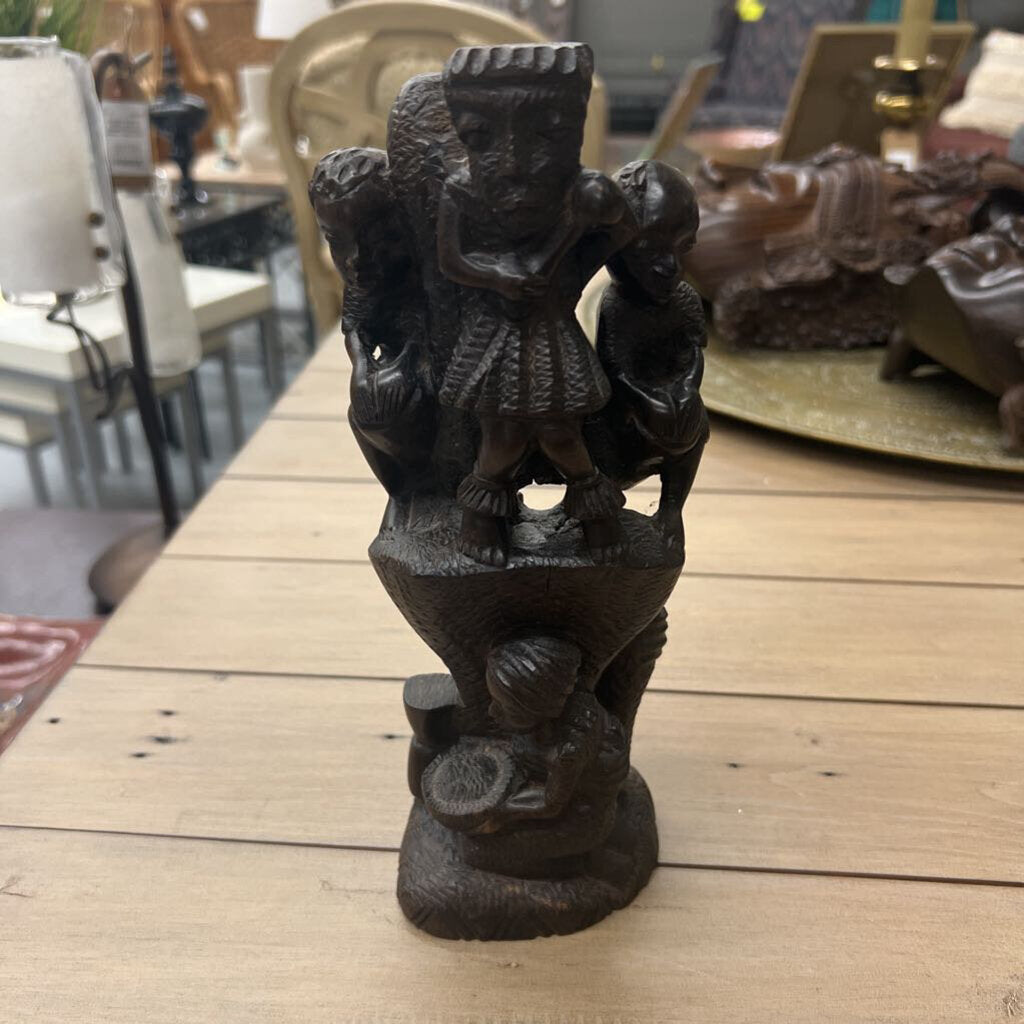 Ebony African Carved Statue