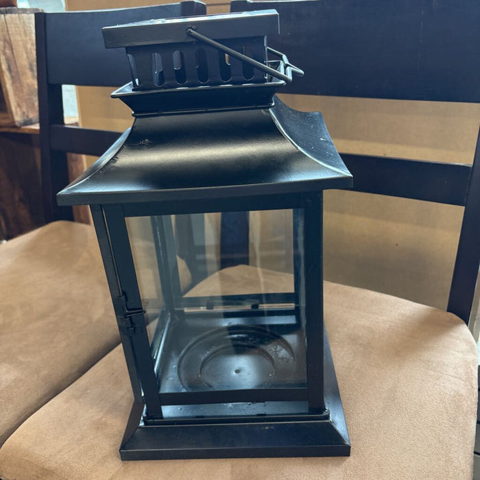 Large Black Metal Lantern
