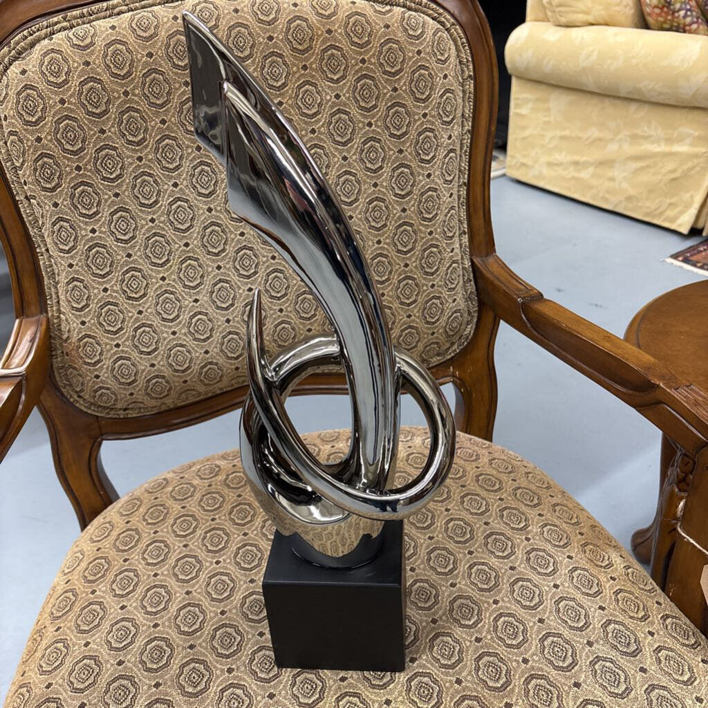 Silver Modern Art Statue
