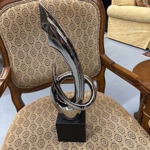 Silver Modern Art Statue