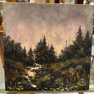 "Environmental Study" Original Artwork On Canvas By Jordan Hicks