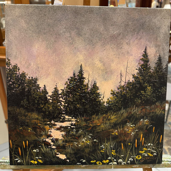 "Environmental Study" Original Artwork On Canvas By Jordan Hicks