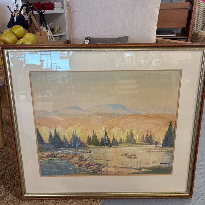 Print - "River & Trees by Graham Noble Norwell