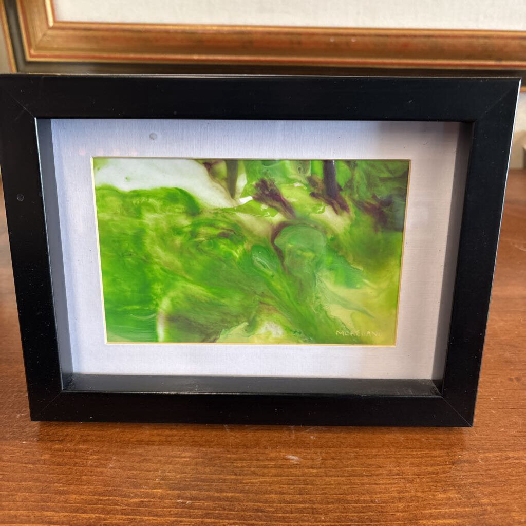 Wax Medium Art "Early Spring Rain" by Laura Moreland
