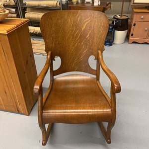 Quarter Sawn Oak Antique Rocking Chair