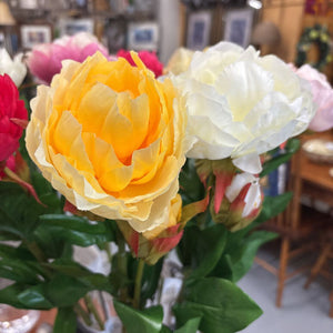 Double Bloom Peony Stem - FLEUR 940