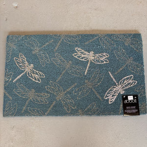 Silver Dragonfly Doormat