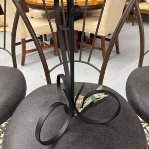 Table Lamp w Metal Base, Paper Shade