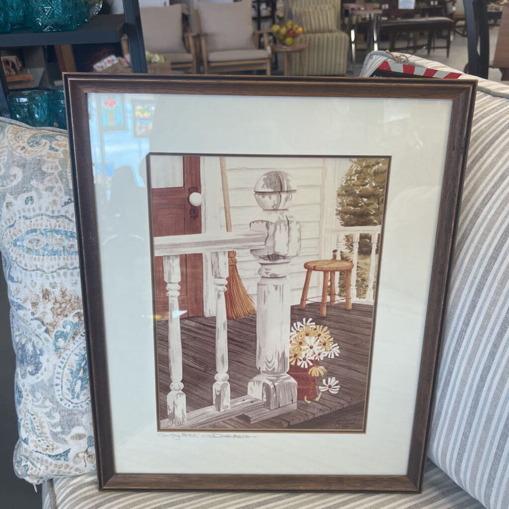 Watercolour Print - "Country Porch" by Doug Molson