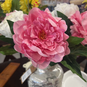 Pink Fresh Touch Peony Stem 23" 1007PINK