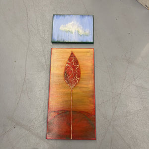 "Rain Brings Trees" 2 Part Acrylic Painting